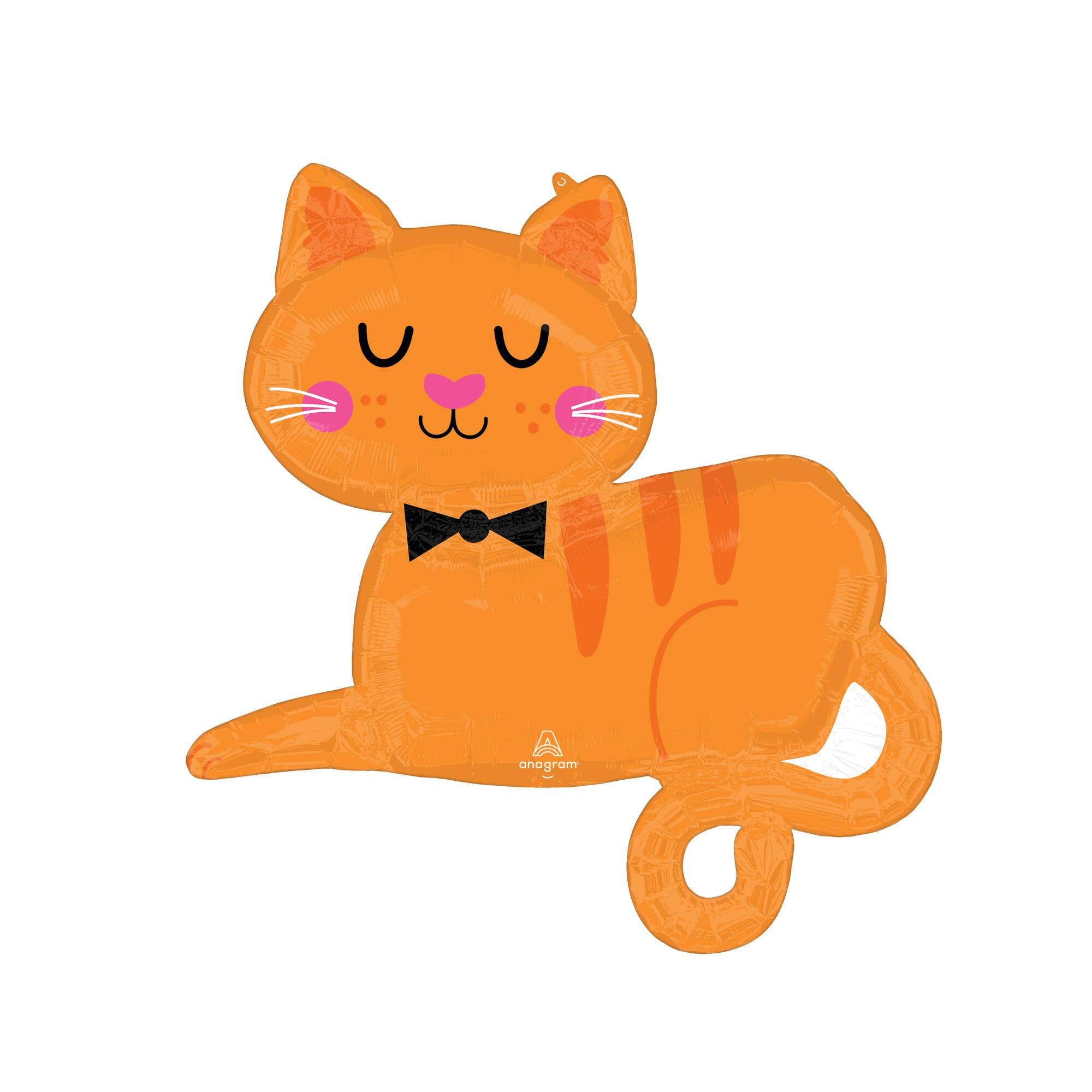 SuperShape® 31" Orange Tabby Cat Foil Balloon